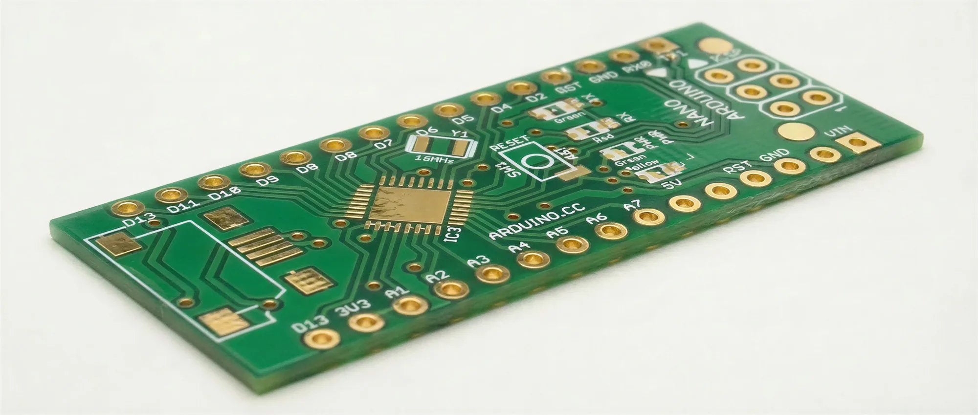Arduino Nano: Surface finish